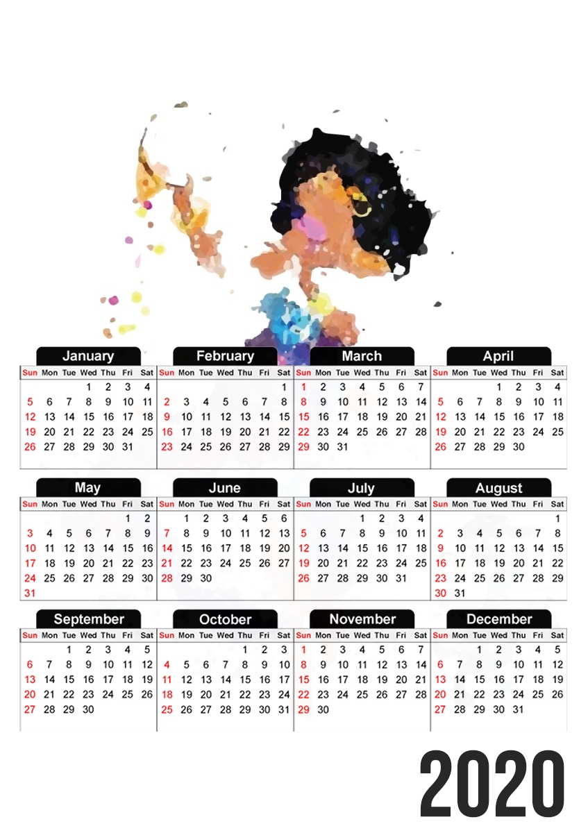 Esmeralda la gitane für A3 Fotokalender 30x43cm