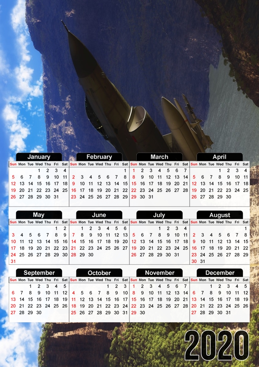 F-16 Fighting Falcon für A3 Fotokalender 30x43cm