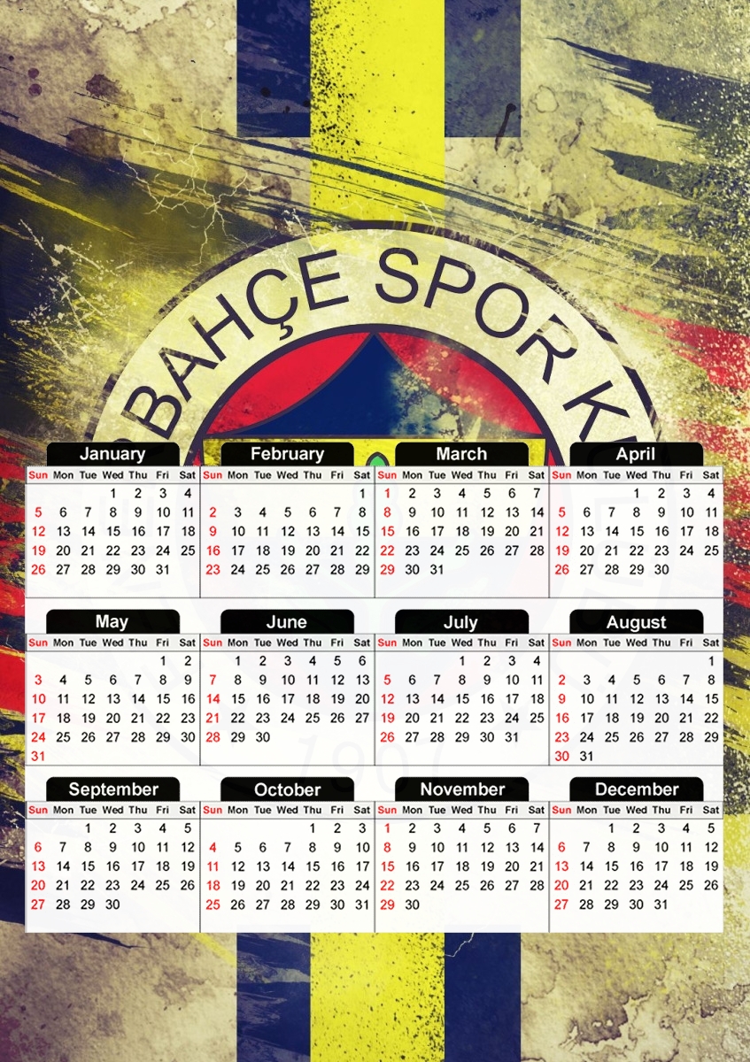 Fenerbahce Football club für A3 Fotokalender 30x43cm