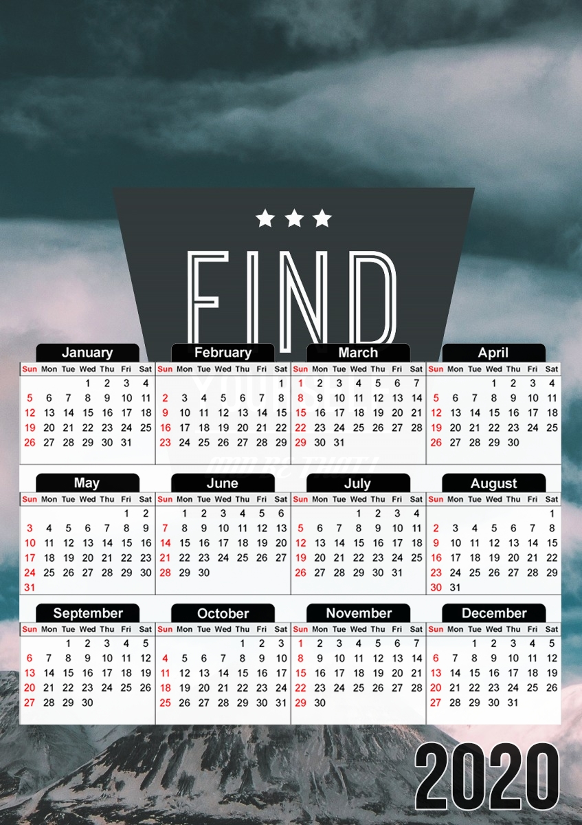 Find Yourself für A3 Fotokalender 30x43cm