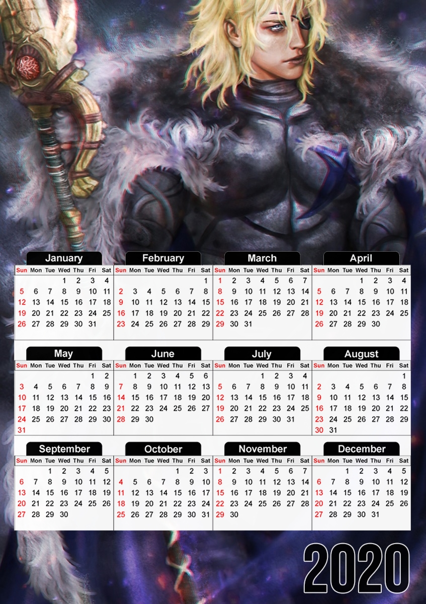 Fire Emblem Dimitri Alexandre Bladud für A3 Fotokalender 30x43cm