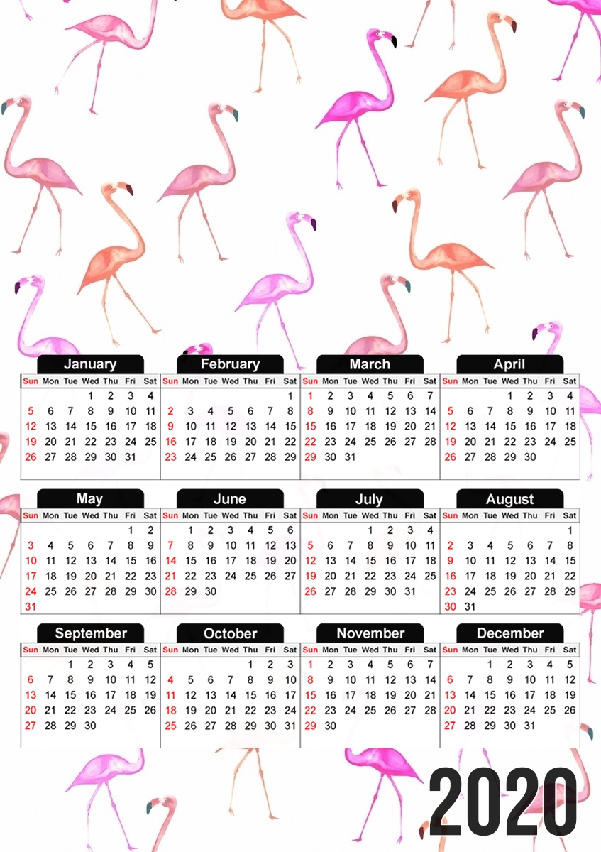 FLAMINGO BINGO für A3 Fotokalender 30x43cm