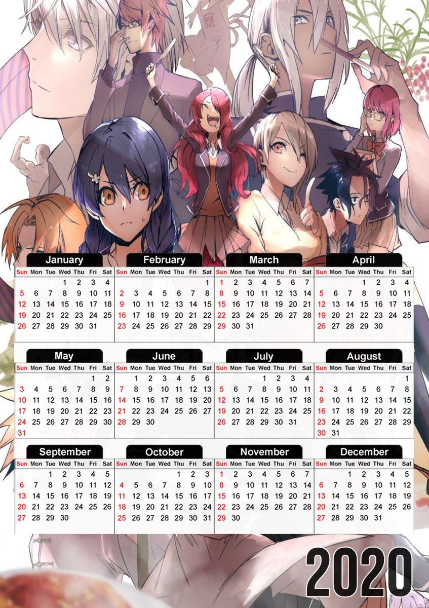 Food Wars Group Art für A3 Fotokalender 30x43cm