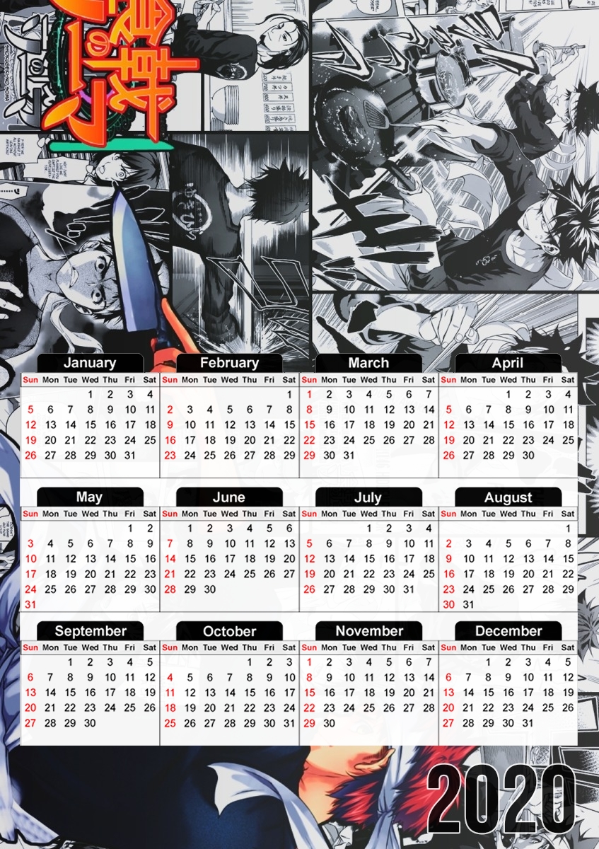 Food Wars für A3 Fotokalender 30x43cm