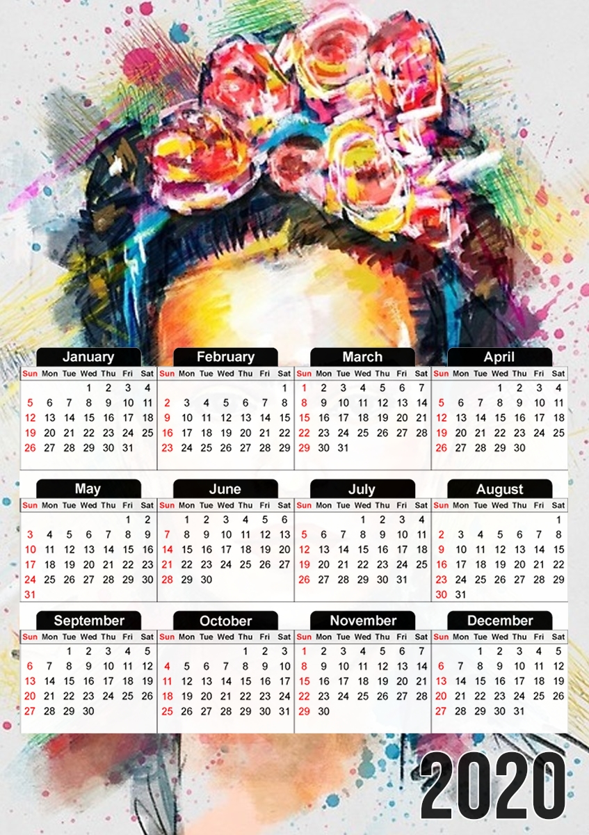 Frida Kahlo für A3 Fotokalender 30x43cm