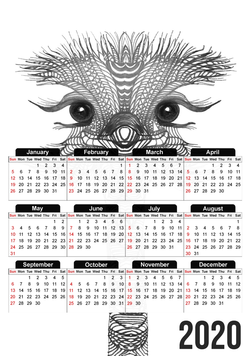 Funny Bird für A3 Fotokalender 30x43cm