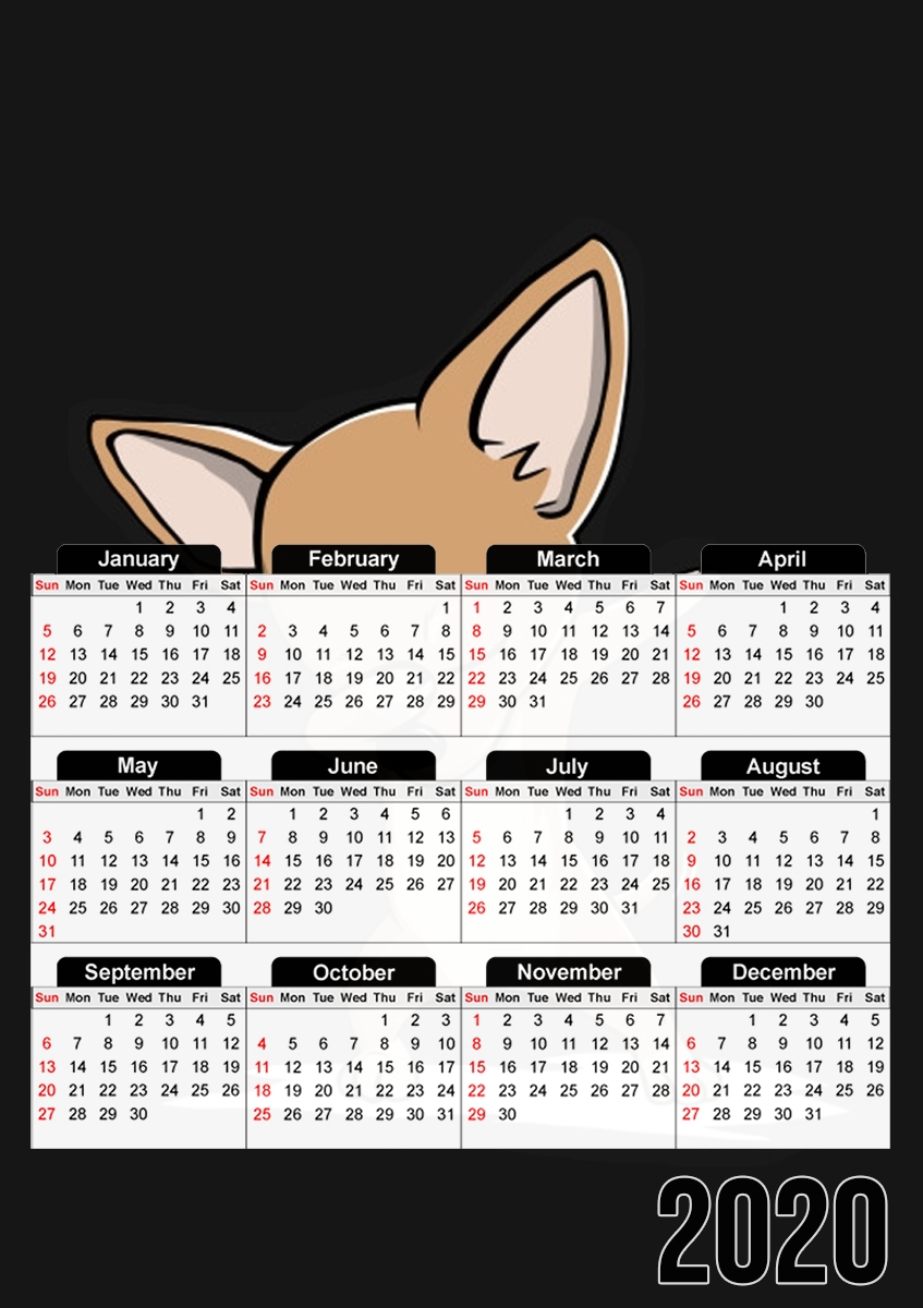 Funny Dabbing Chihuahua für A3 Fotokalender 30x43cm