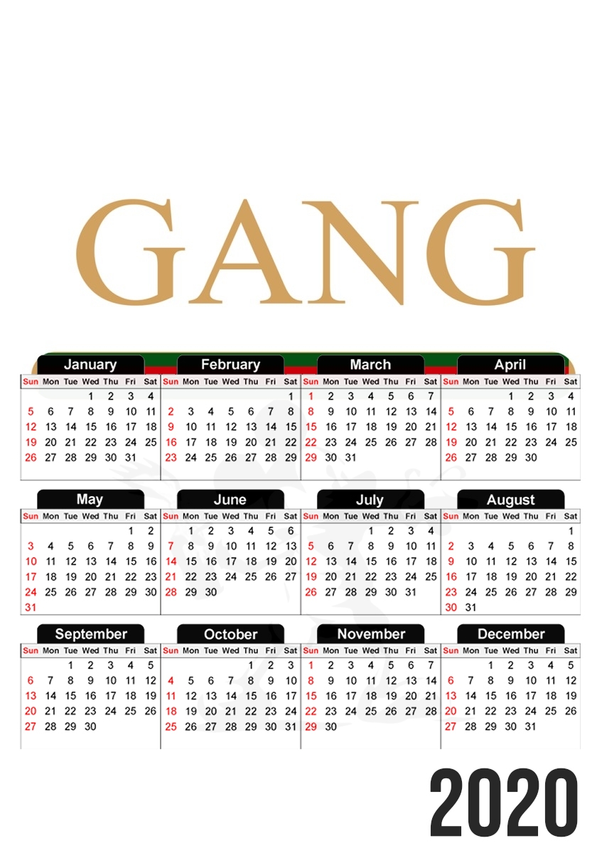 Gang Mouse für A3 Fotokalender 30x43cm