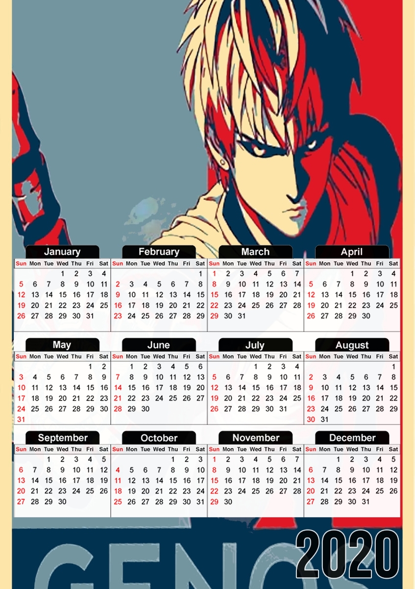 Genos propaganda für A3 Fotokalender 30x43cm