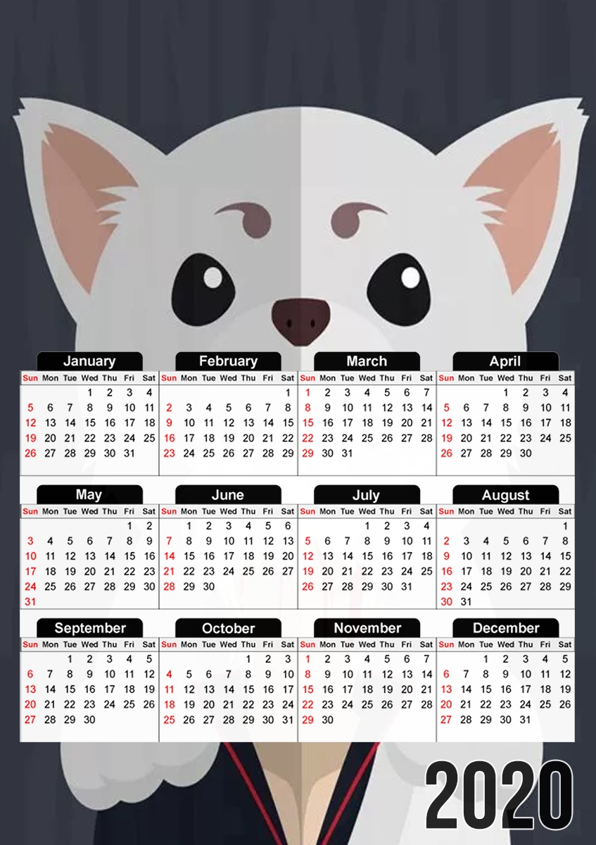 Gintama Minimalist für A3 Fotokalender 30x43cm