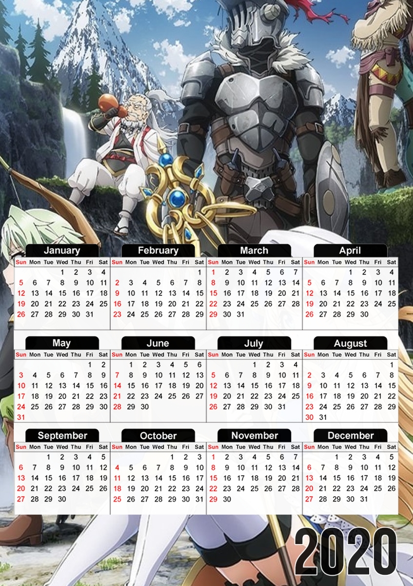 Goblin Slayer für A3 Fotokalender 30x43cm