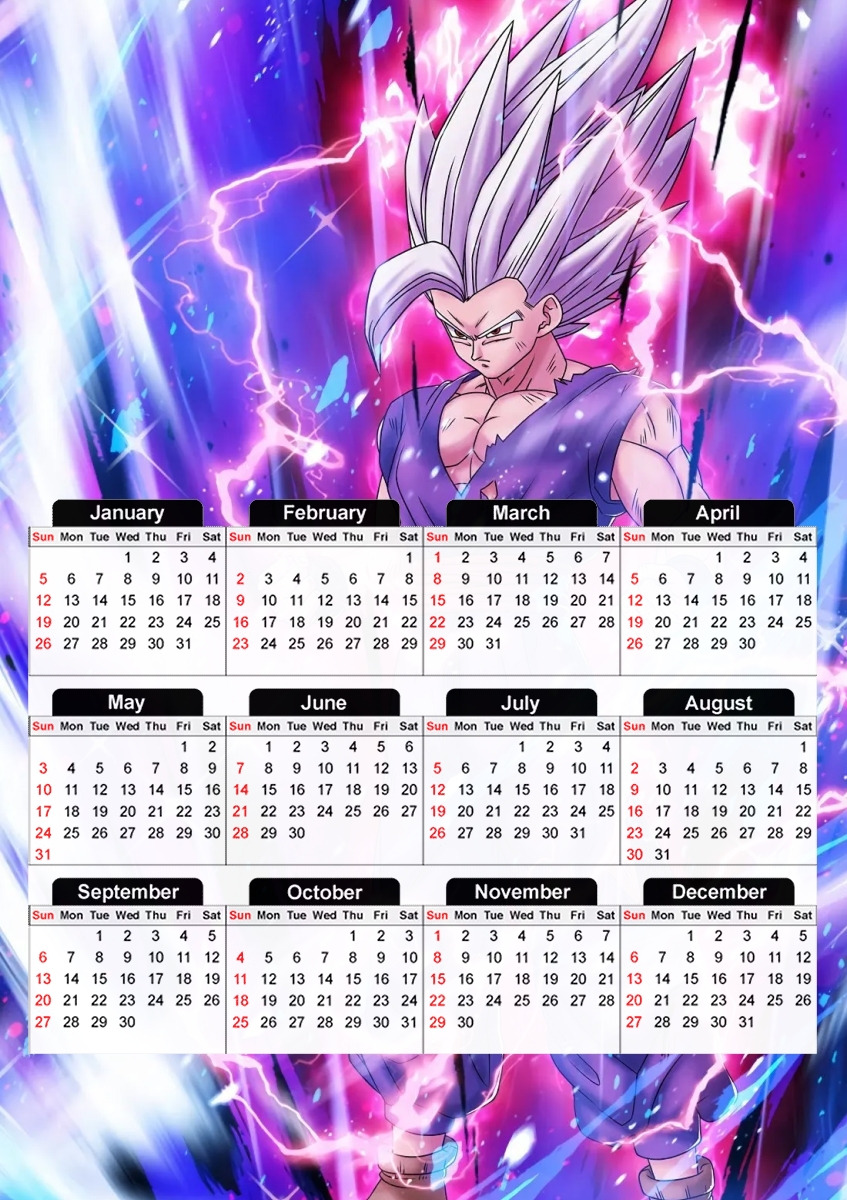 Gohan beast für A3 Fotokalender 30x43cm