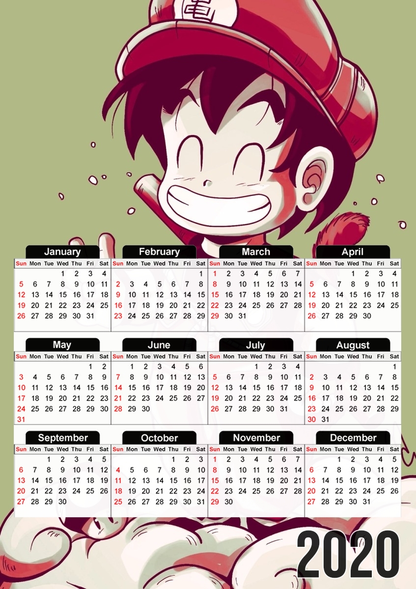 Goku-mario für A3 Fotokalender 30x43cm