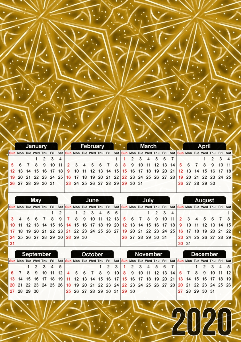 Golden für A3 Fotokalender 30x43cm