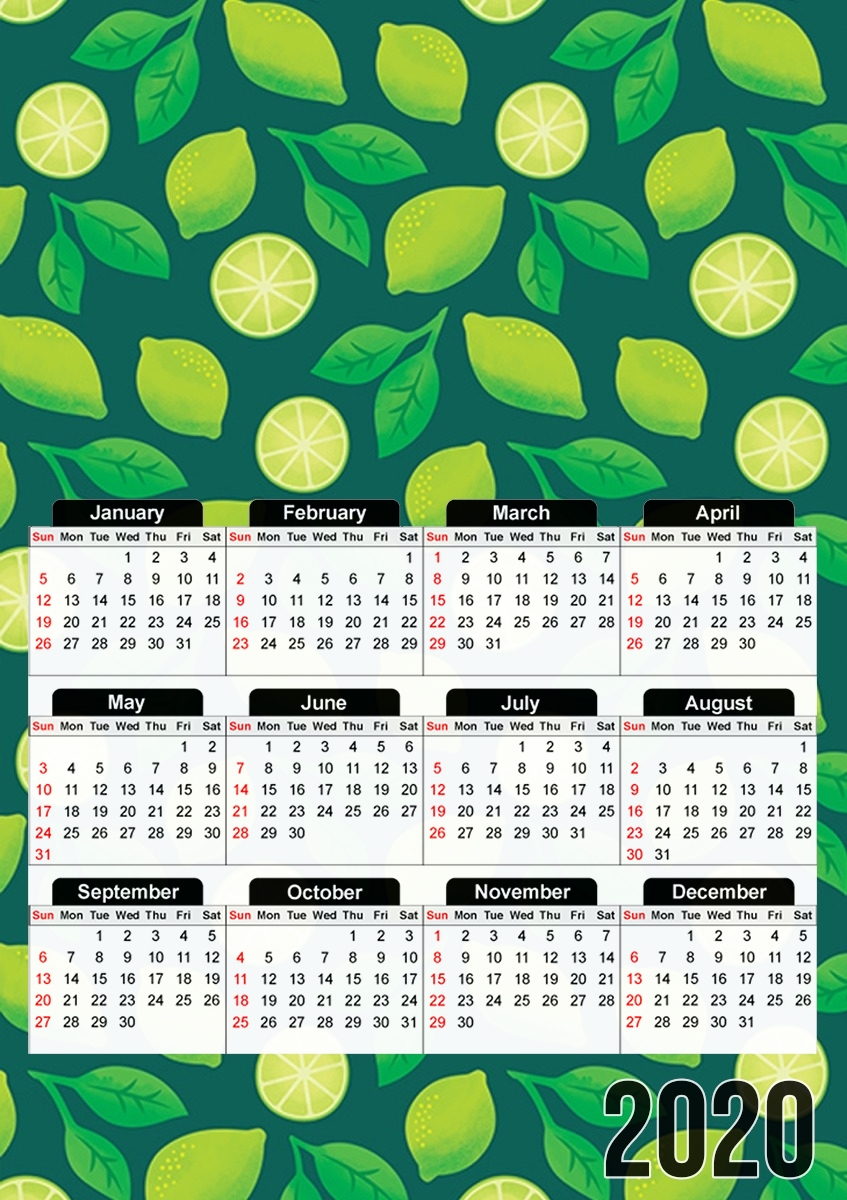 Green Citrus Cocktail für A3 Fotokalender 30x43cm