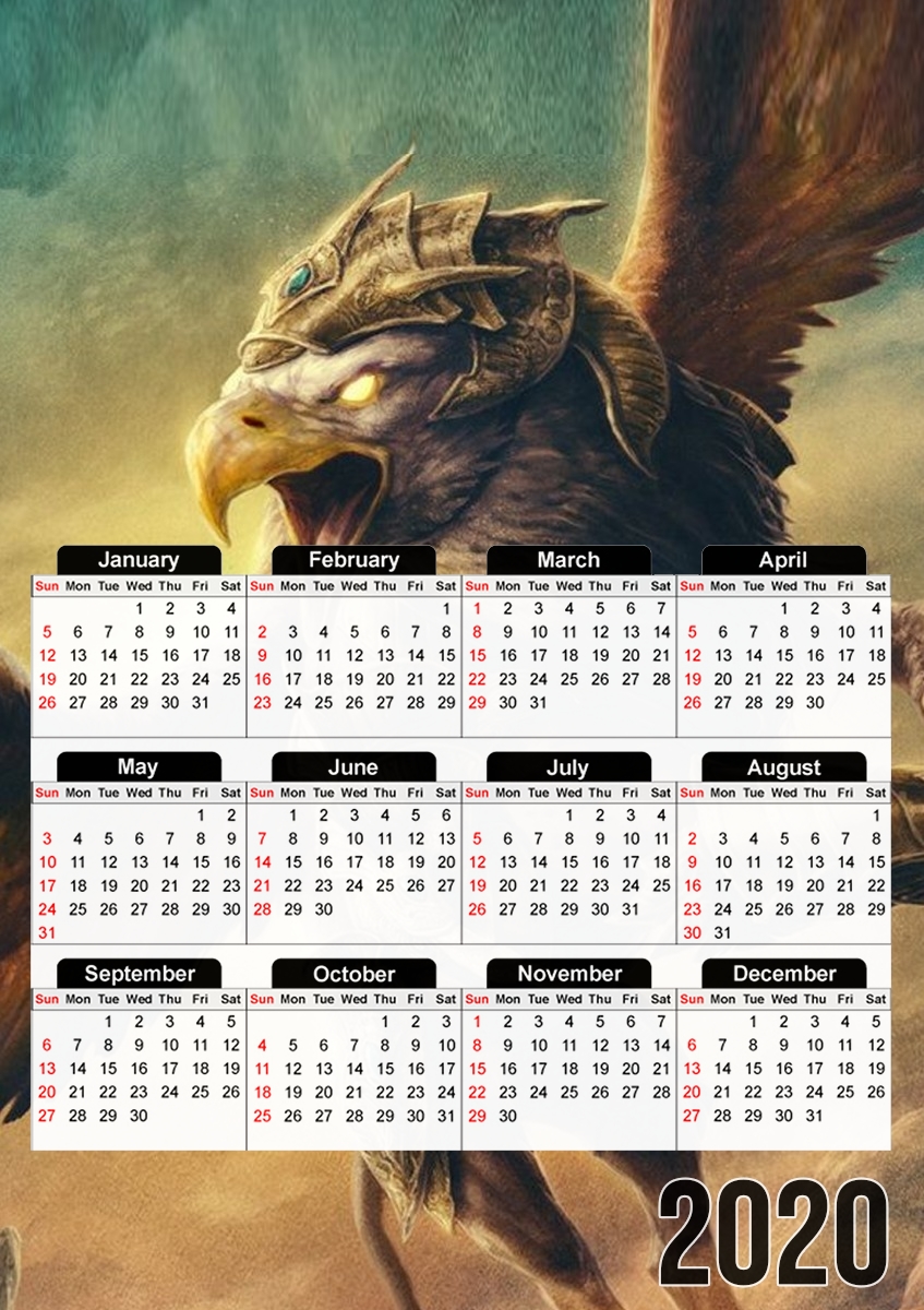 Griffin Fantasy für A3 Fotokalender 30x43cm