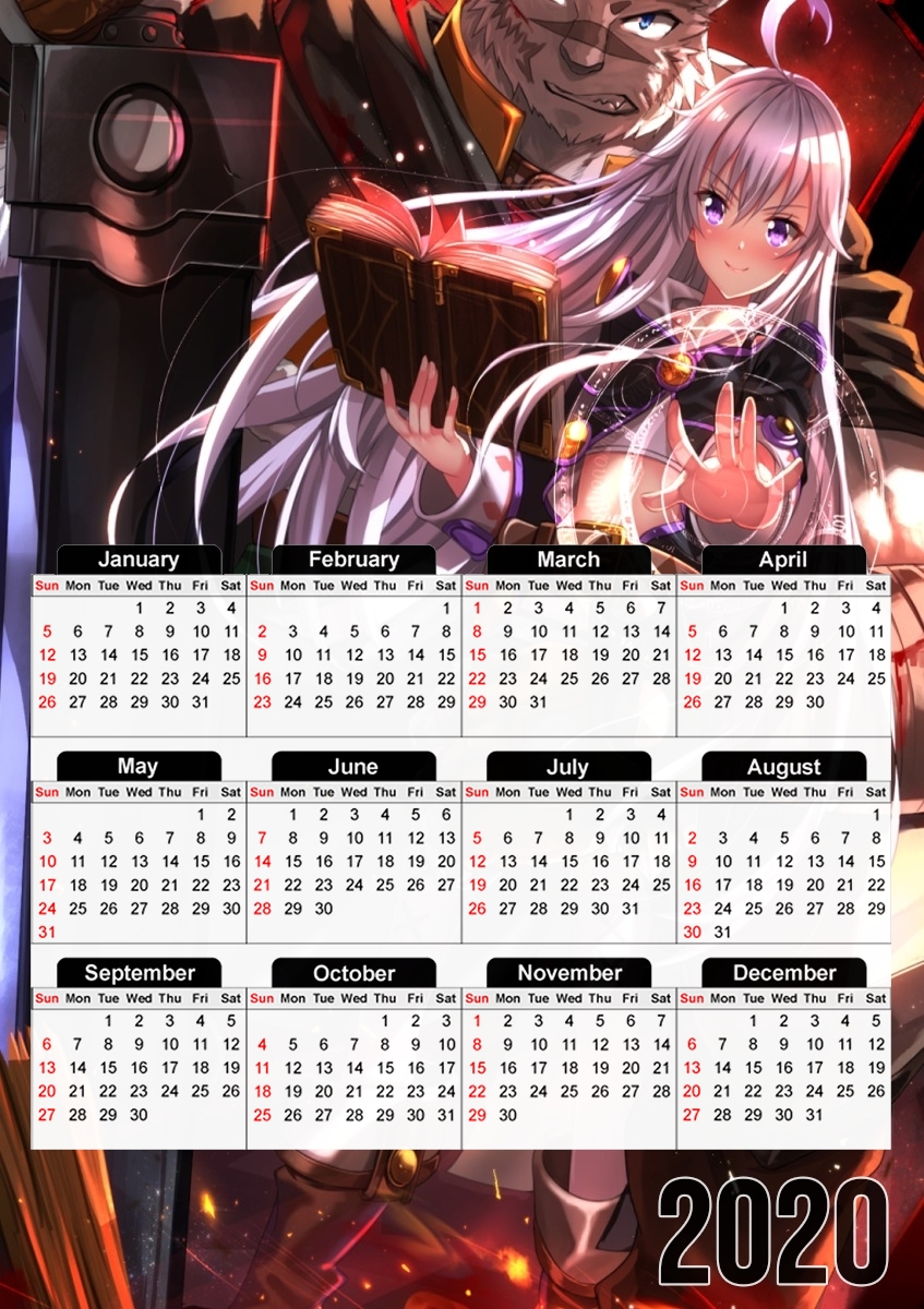 Grimoire Zero für A3 Fotokalender 30x43cm