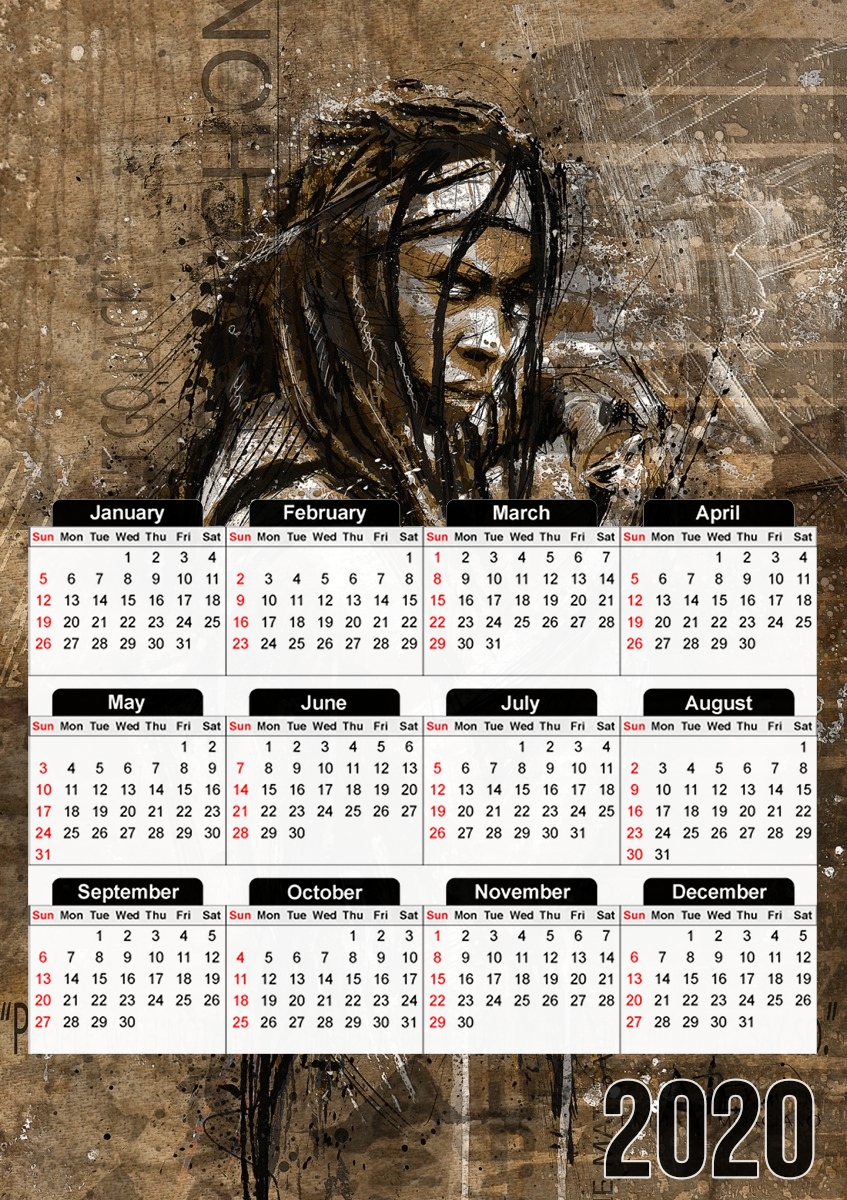 Grunge Michonne  für A3 Fotokalender 30x43cm