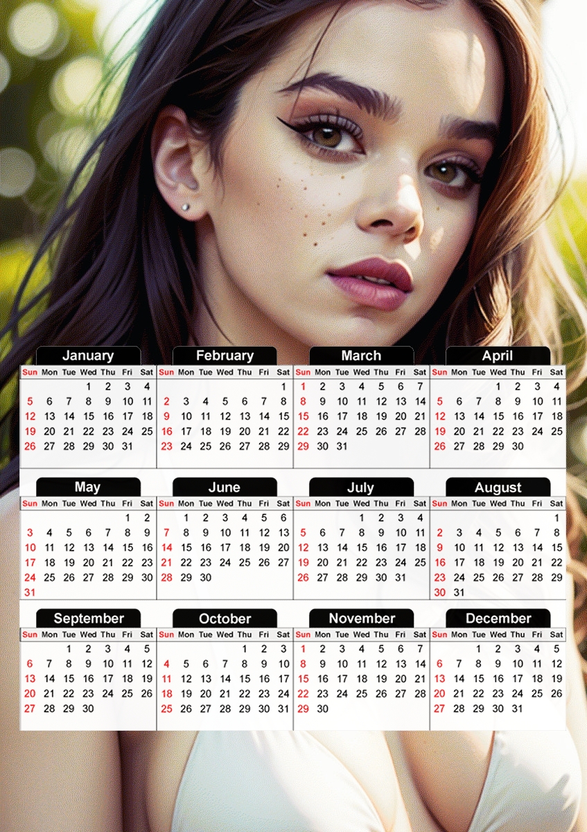 Hailee für A3 Fotokalender 30x43cm