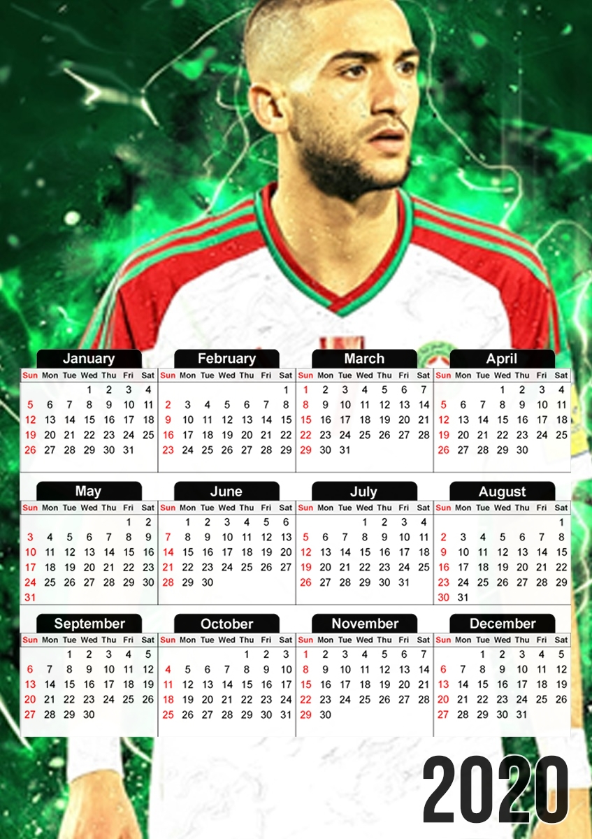 Hakim Ziyech The maestro für A3 Fotokalender 30x43cm