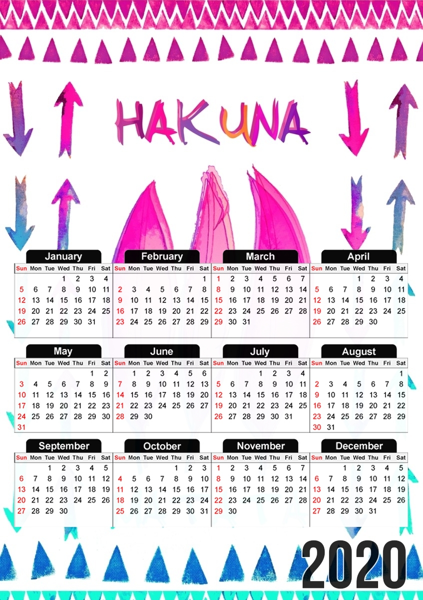 HAKUNA MATATA für A3 Fotokalender 30x43cm