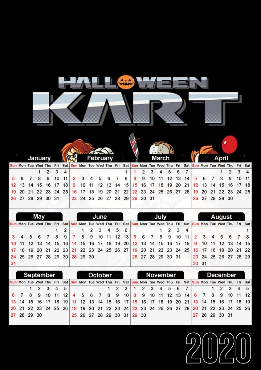 Halloween Kart für A3 Fotokalender 30x43cm