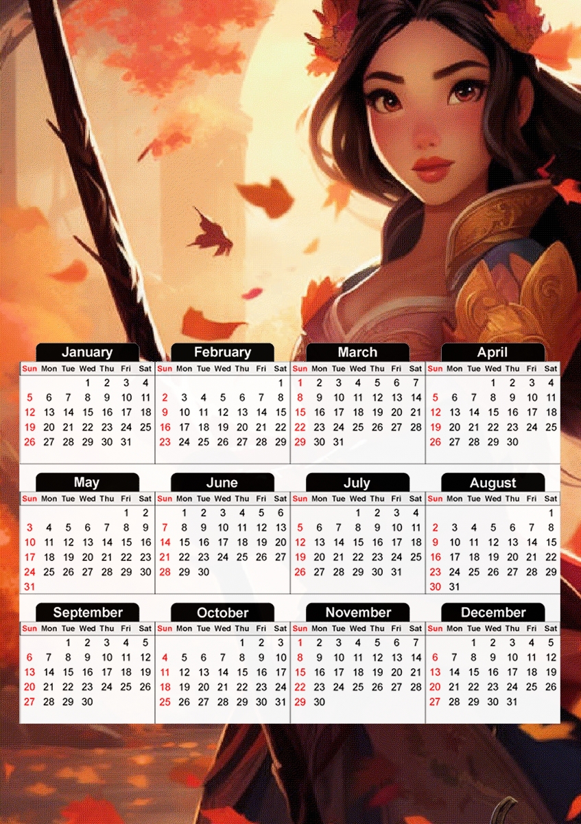 Halloween Princess V5 für A3 Fotokalender 30x43cm