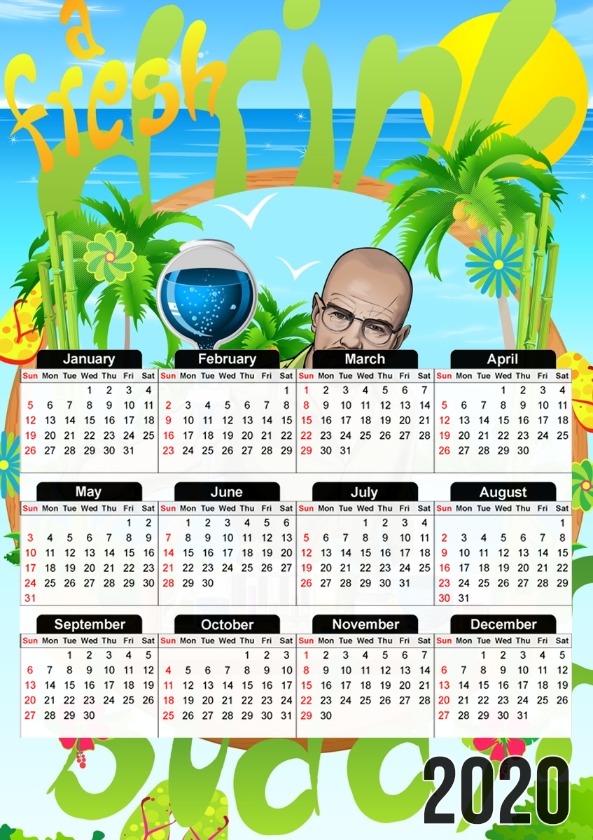 Heisenberg - Breaking Bad summer drink für A3 Fotokalender 30x43cm