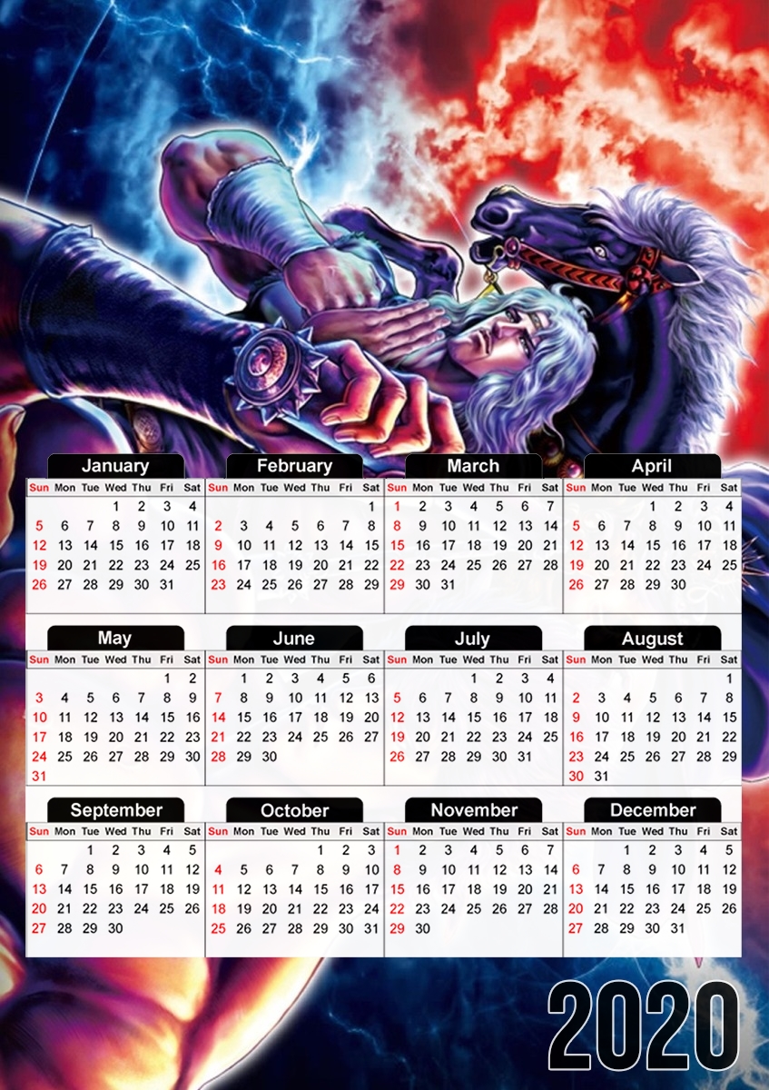 Hokuto no Ken für A3 Fotokalender 30x43cm