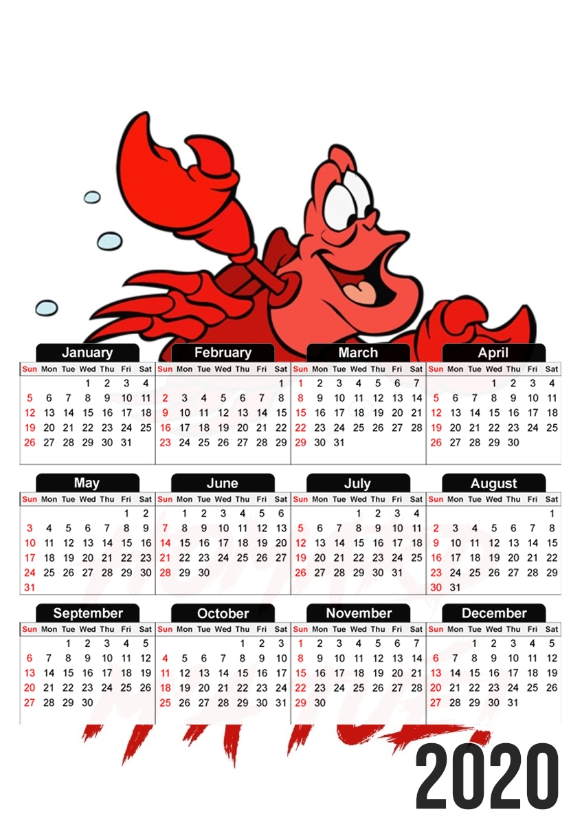 Homard ma tue für A3 Fotokalender 30x43cm