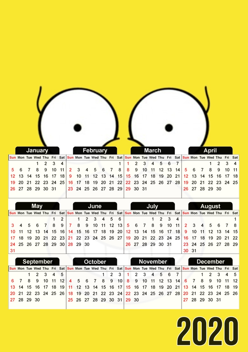 Homer Face für A3 Fotokalender 30x43cm