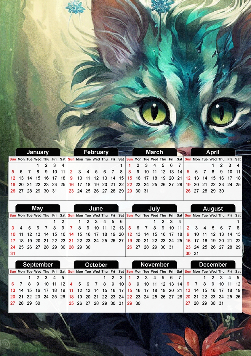 I Love Cats v2 für A3 Fotokalender 30x43cm