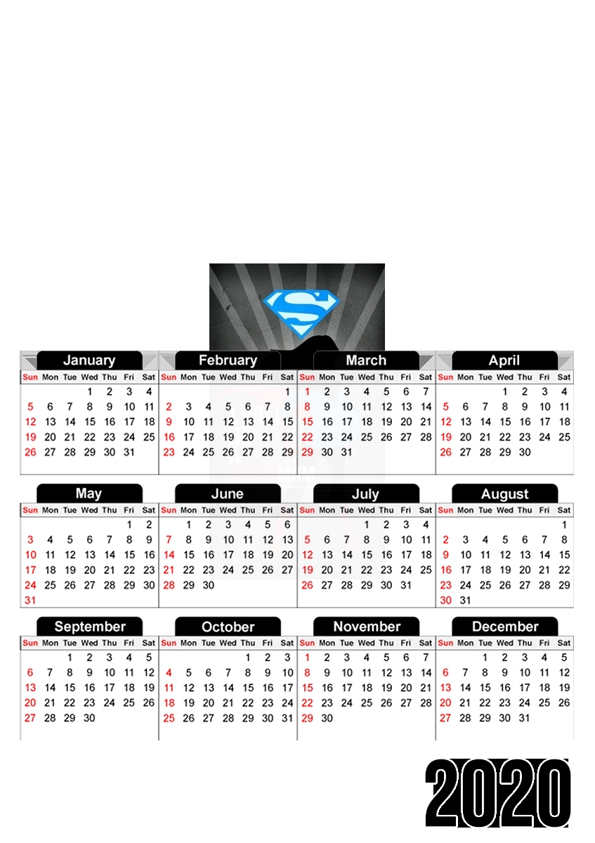 Ich werde ein super Mutter sein für A3 Fotokalender 30x43cm