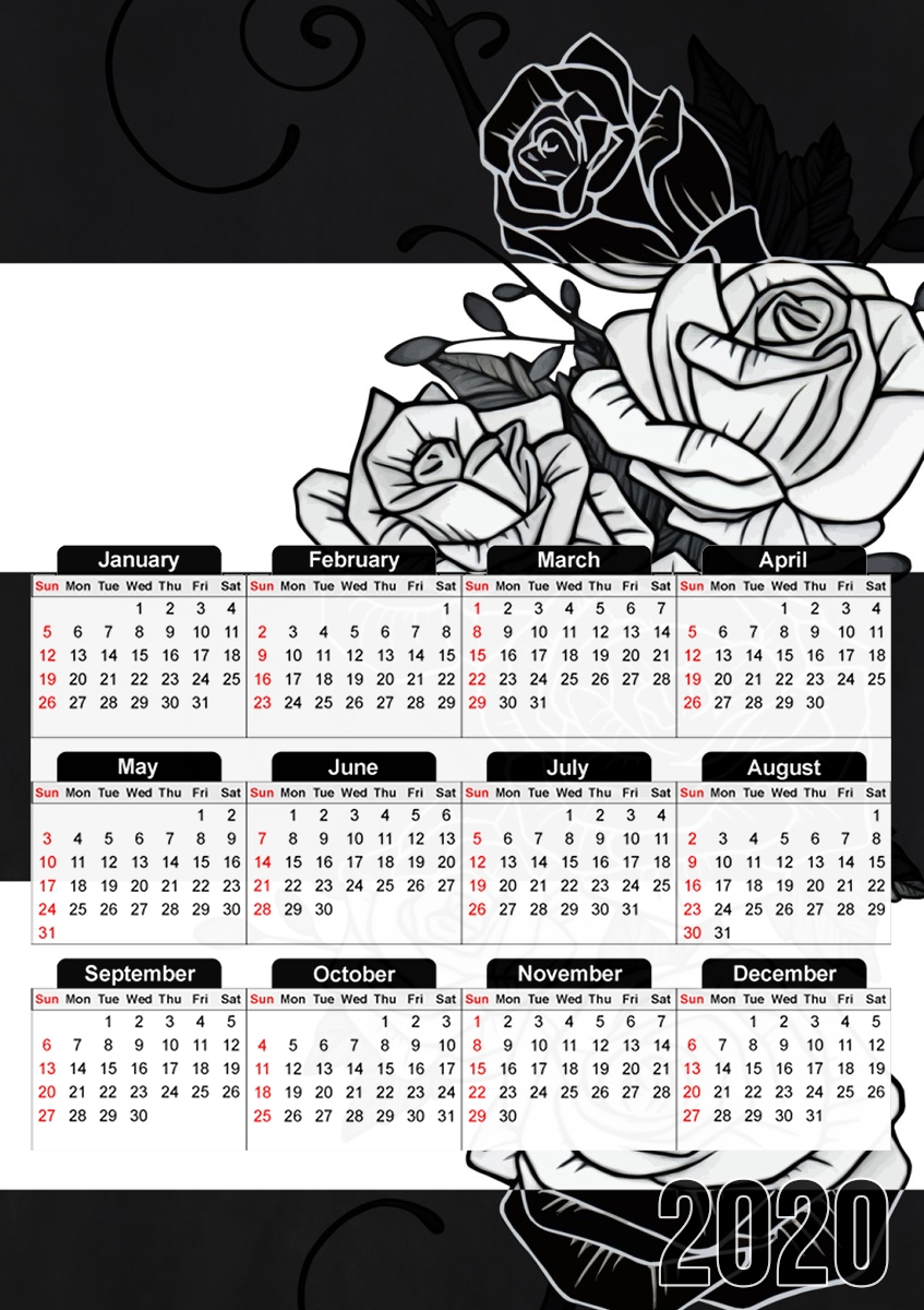 Inverted Roses für A3 Fotokalender 30x43cm