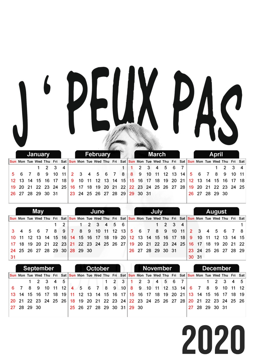 Je peux pas jai Bilal für A3 Fotokalender 30x43cm