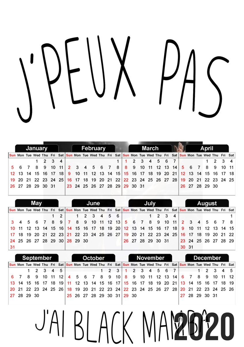 Je peux pas jai Black Mamba für A3 Fotokalender 30x43cm