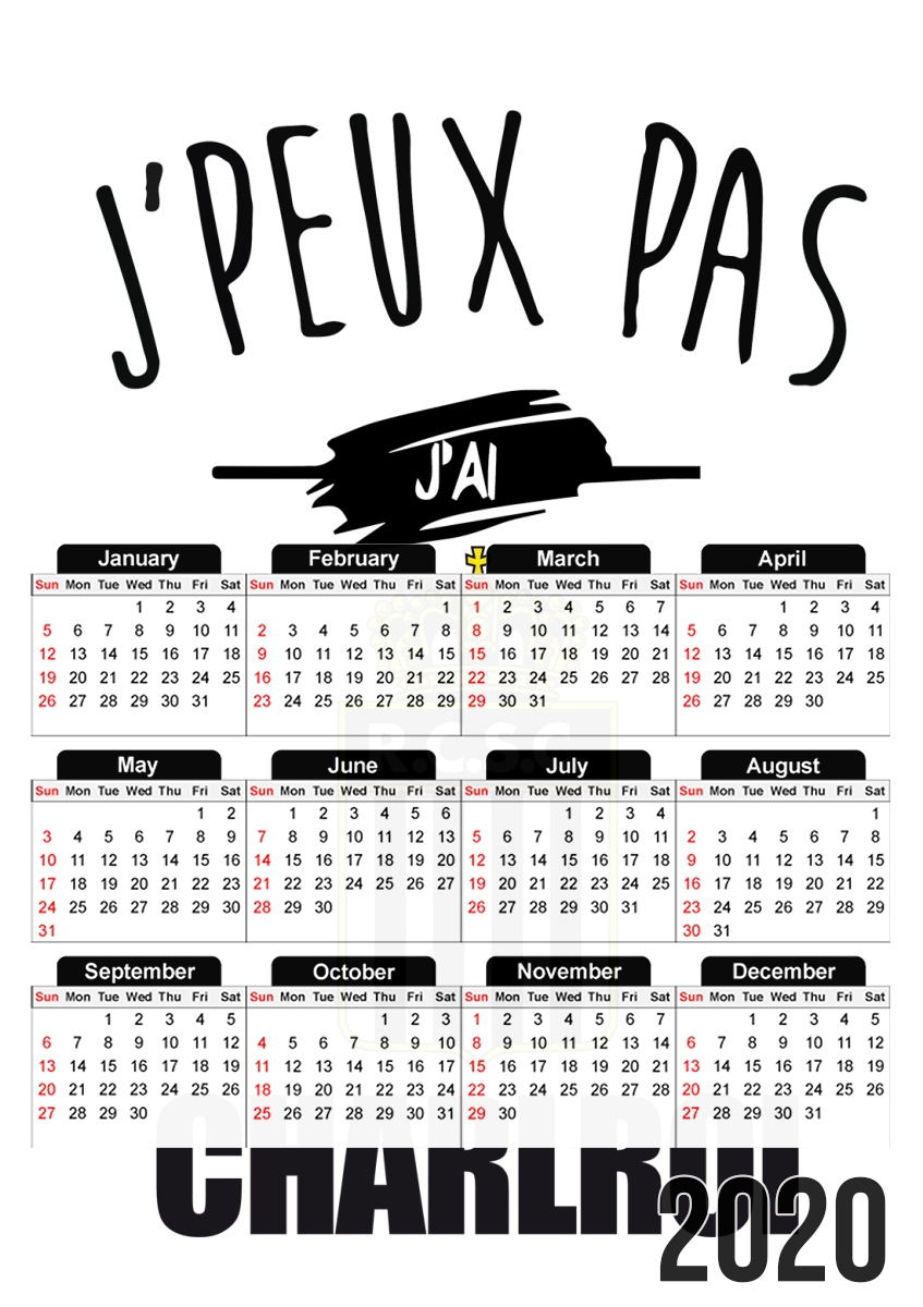 Je peux pas jai charleroi Belgique für A3 Fotokalender 30x43cm