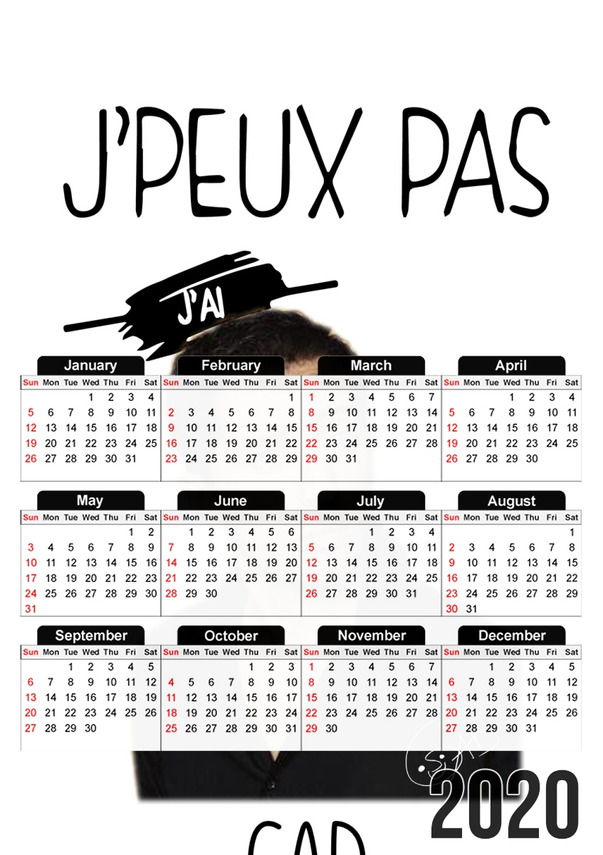 Je peux pas jai GAD E für A3 Fotokalender 30x43cm