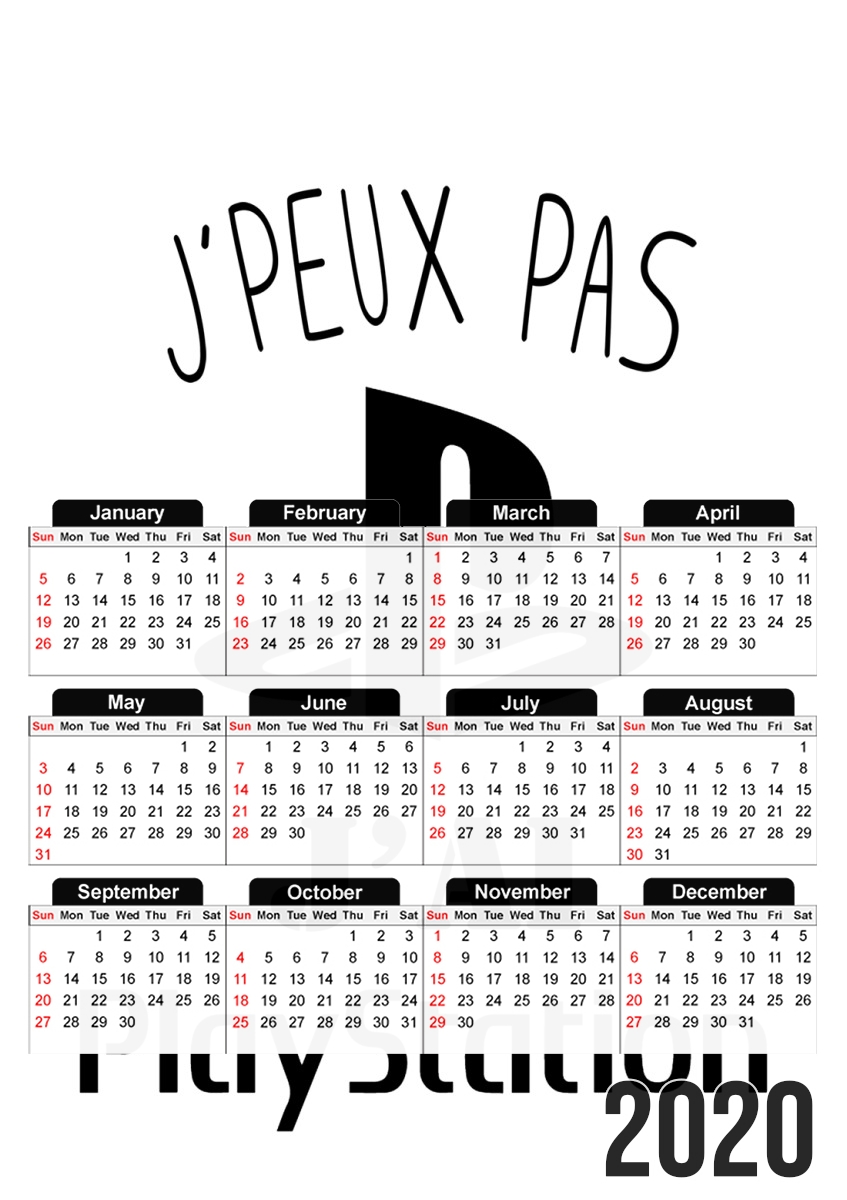 Je peux pas jai playstation für A3 Fotokalender 30x43cm