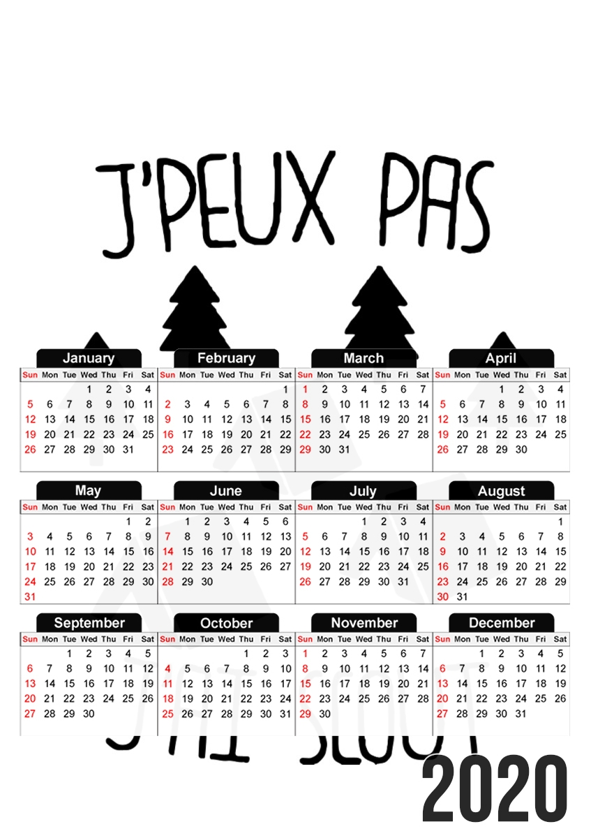 Je peux pas jai scout für A3 Fotokalender 30x43cm