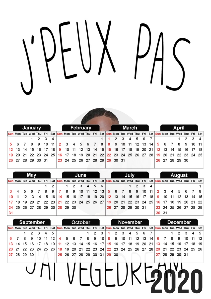 Je peux pas jai Vegedream für A3 Fotokalender 30x43cm