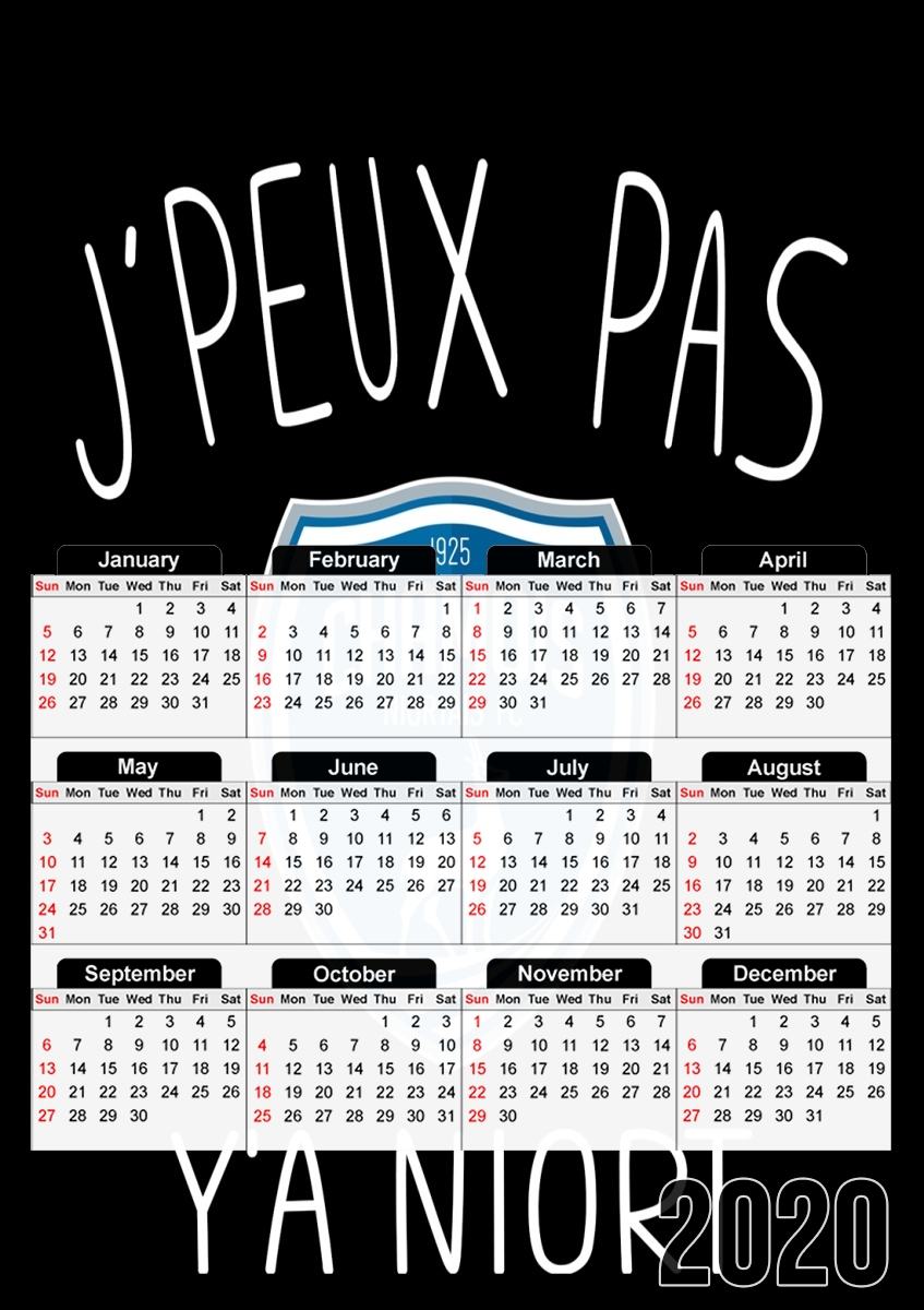 Je peux pas ya niort für A3 Fotokalender 30x43cm