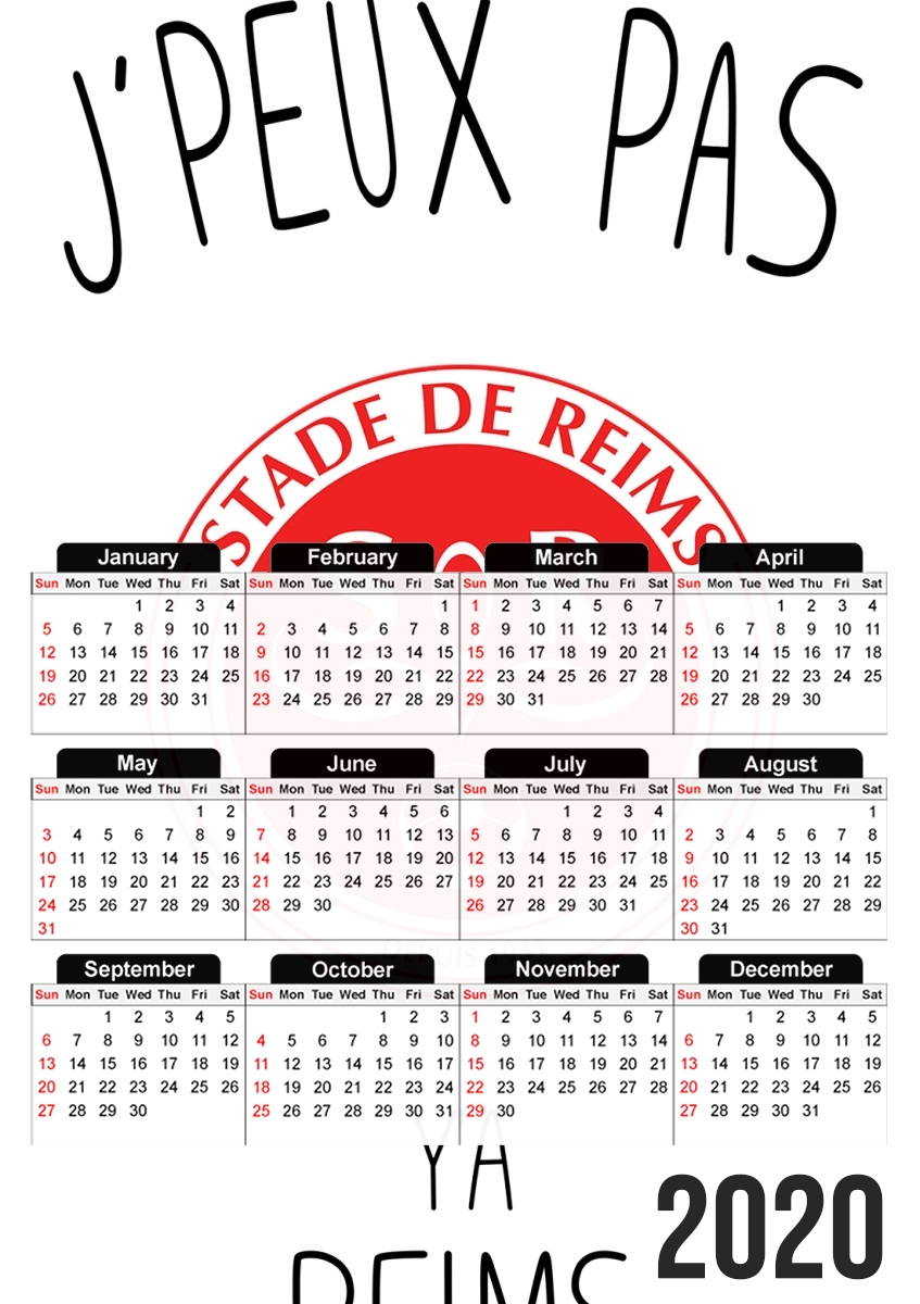 Je peux pas ya Reims für A3 Fotokalender 30x43cm