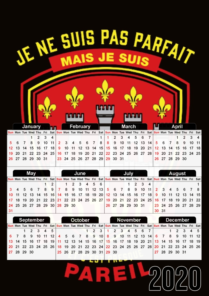 Je suis lotois für A3 Fotokalender 30x43cm