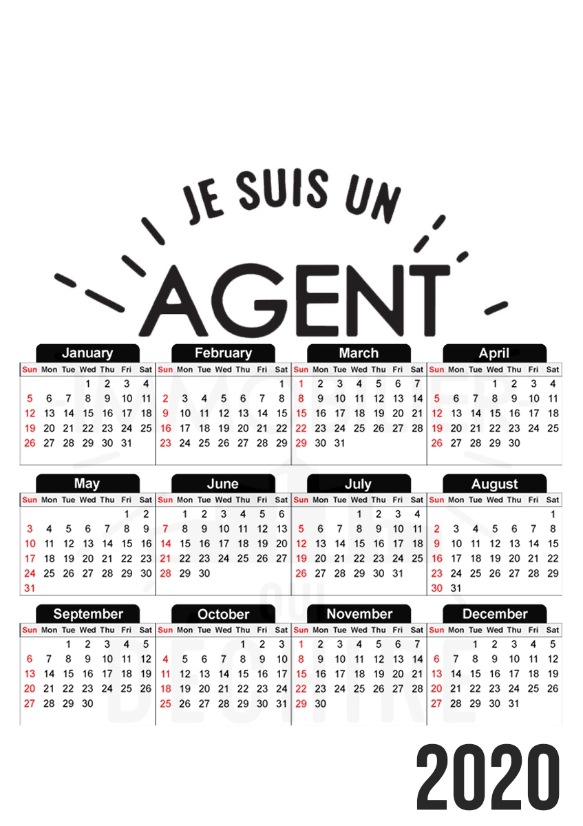 Je suis un agent immobilier qui dechire für A3 Fotokalender 30x43cm