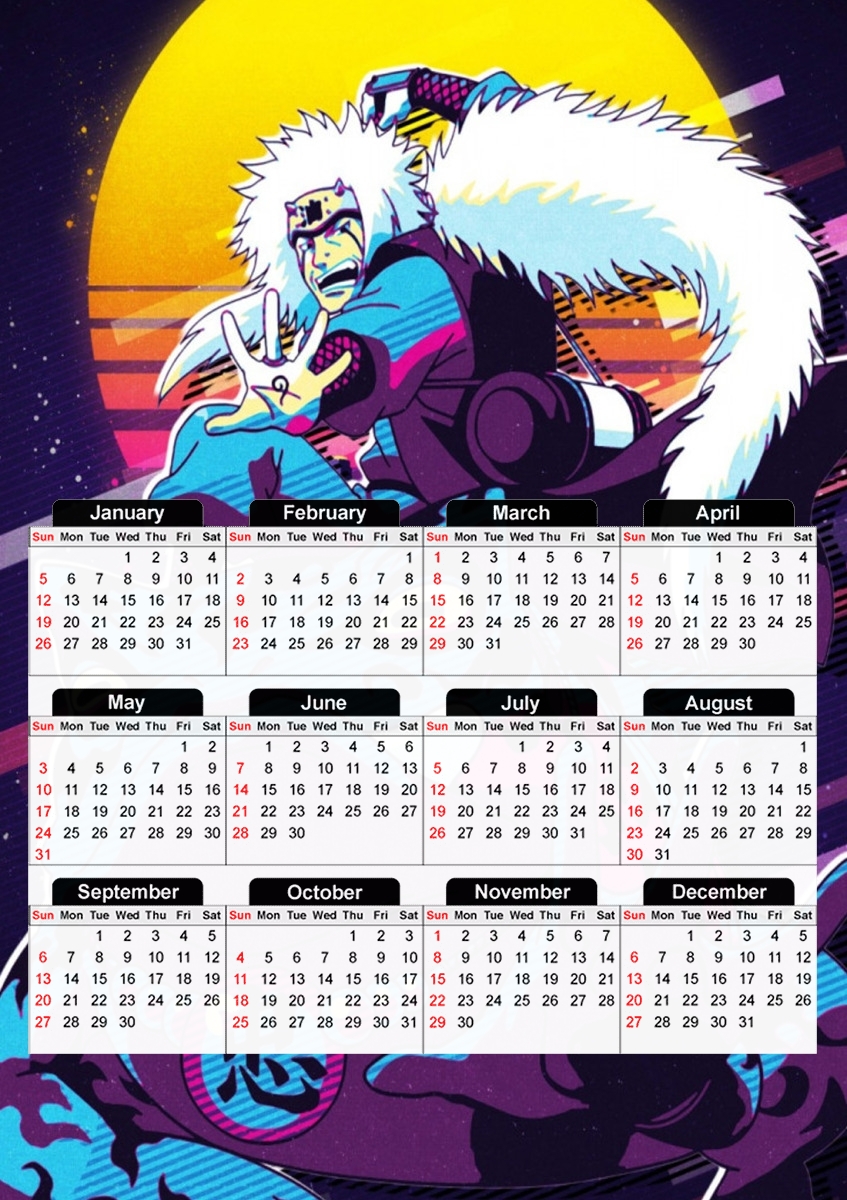 Jiraya x Gamabunta für A3 Fotokalender 30x43cm