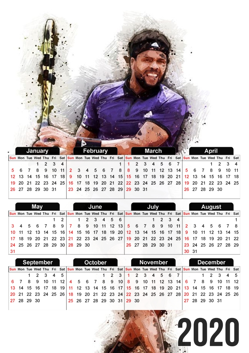 Jo Wilfried Tsonga My History für A3 Fotokalender 30x43cm