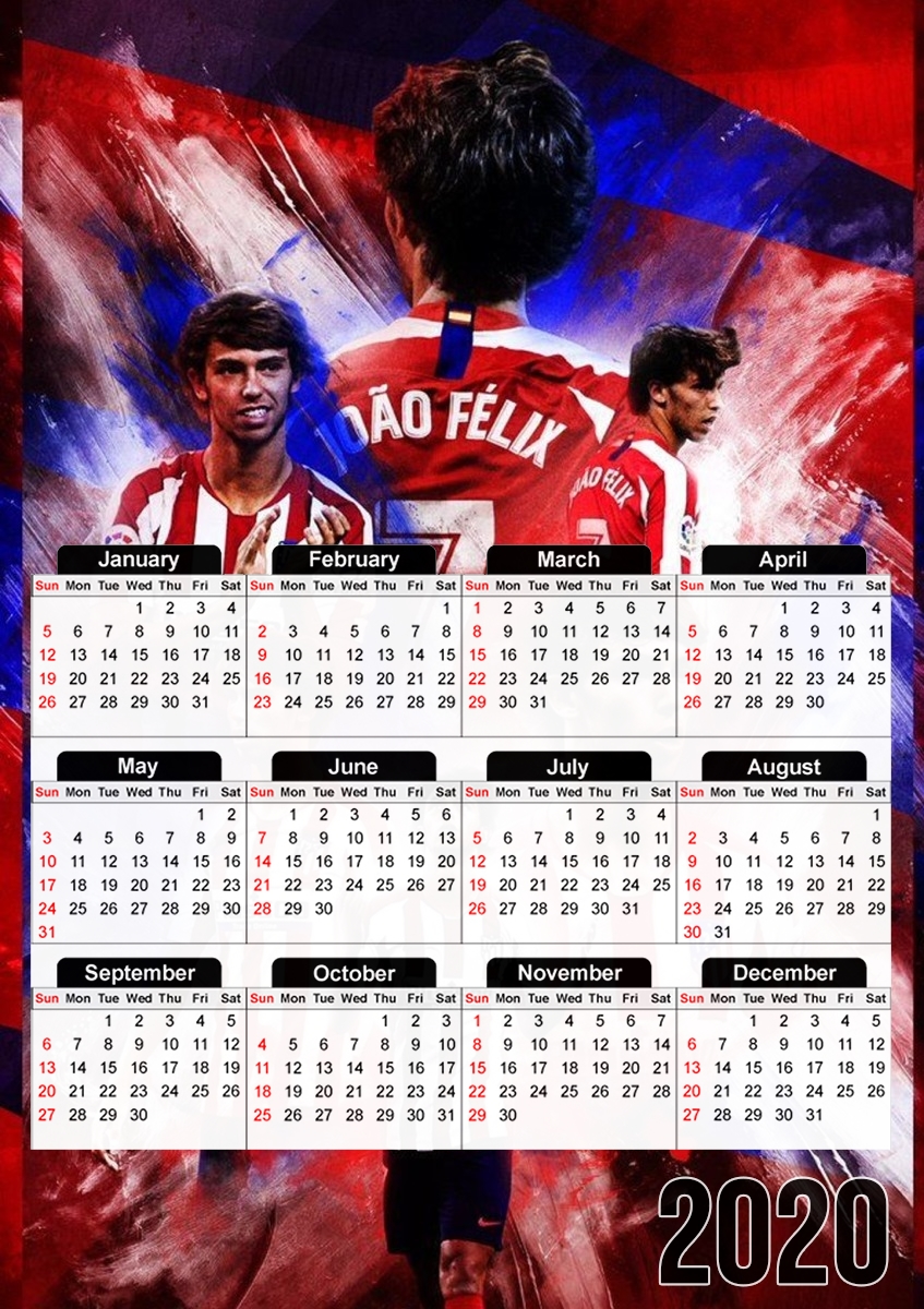 Joao Felix Painting ART für A3 Fotokalender 30x43cm