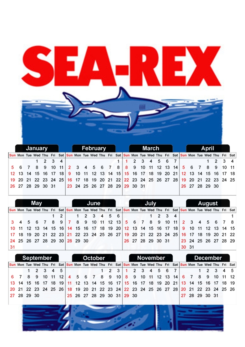 Jurassic World Sea Rex für A3 Fotokalender 30x43cm