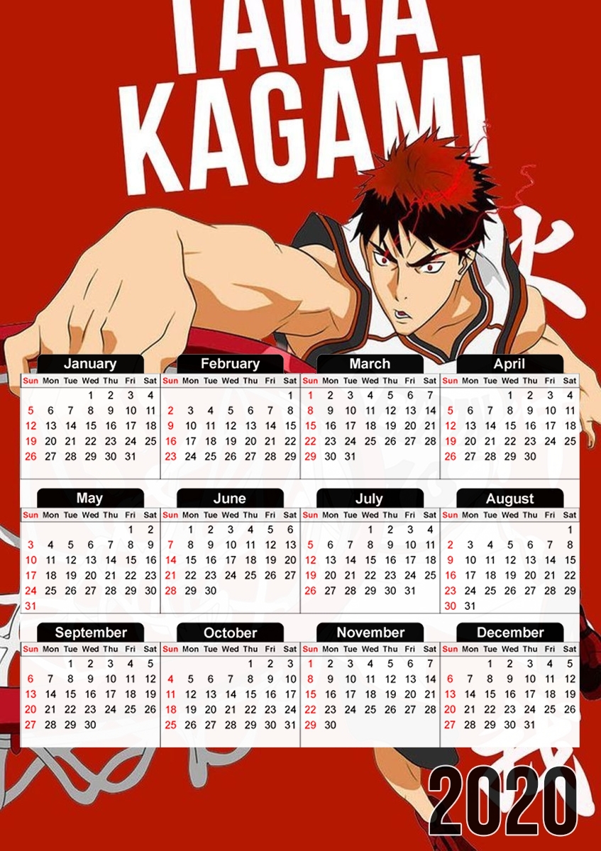 Kagami Taiga für A3 Fotokalender 30x43cm